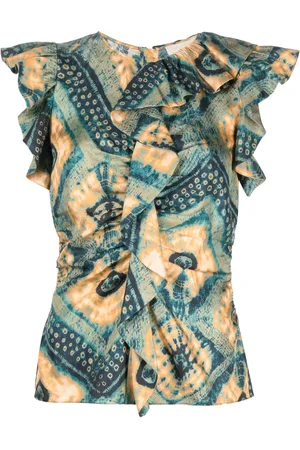 ULLA JOHNSON Vida silk blouse