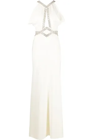 Roberto Cavalli Crystal-embellished mermaid dress