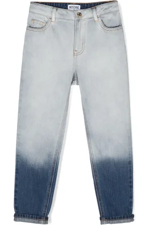 Moschino Two-tone tapered jeans