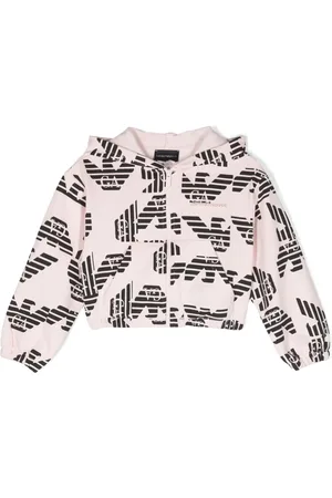 Emporio Armani Logo-print cotton hoodie