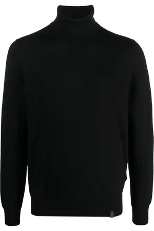 FAY Roll-neck virgin wool jumper