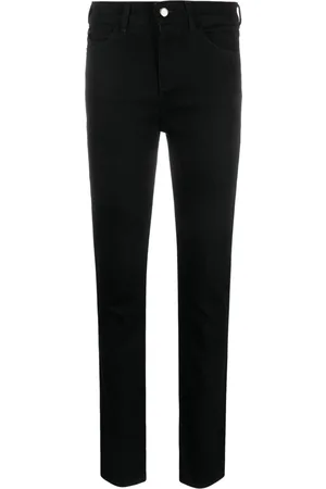 Emporio Armani Mid-rise slim-fit jeans