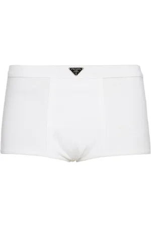Prada Triangle-logo jersey boxer shorts