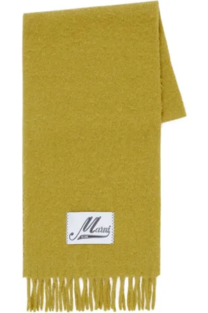 Marni Logo-appliqu?? alpaca-blend scarf