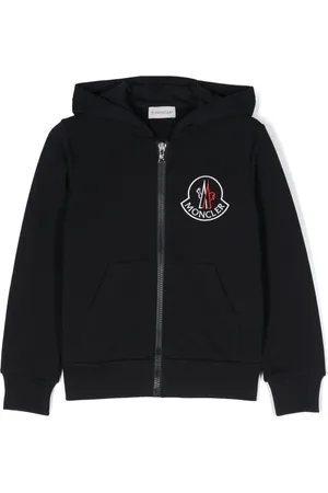 Moncler Logo-patch zip-fastening hoodie