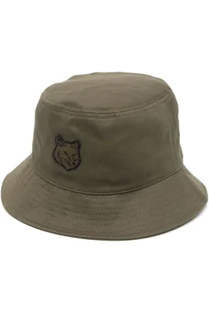 Maison Kitsuné Fox-patch bucket hat