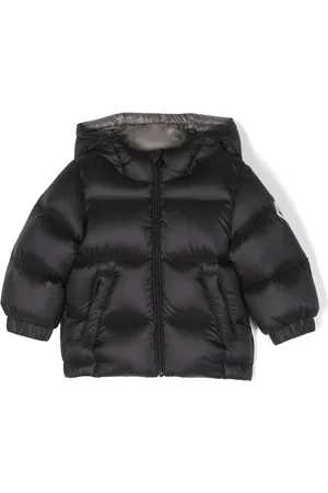 Moncler Logo-appliqué hooded padded jacket