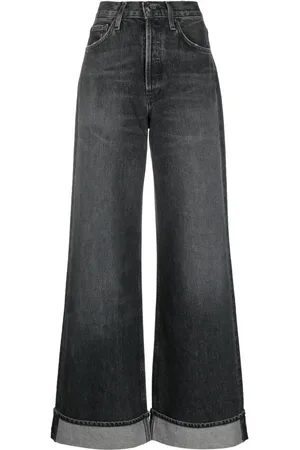 AGOLDE Dame wide-leg organic-cotton jeans