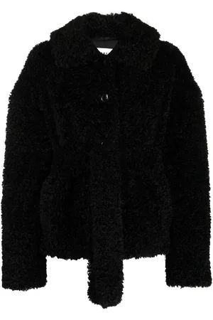 P.A.R.O.S.H. Belted faux-shearling jacket