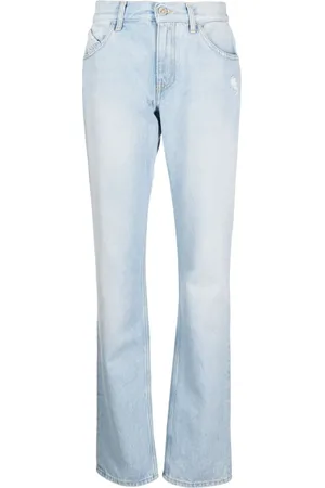 The Attico Girlfriend straight-leg jeans