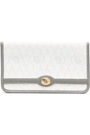 Dior 1980s Pre-owned Honeycomb Clutch Bag