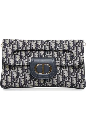 Dior Pre-owned Double Oblique Clutch Bag