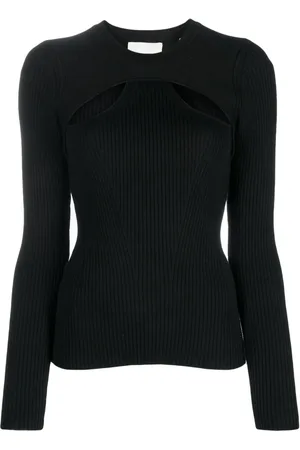 Isabel Marant Zana cut-out ribbed top