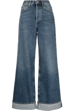 AGOLDE Dame wide-leg organic-cotton jeans