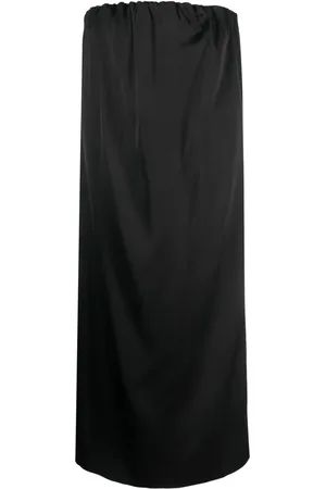 Loulou de Saison Siple strapless satin midi dress