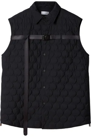 OFF-WHITE Quilted buckled vest