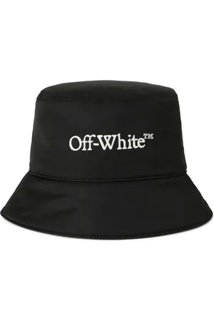 OFF-WHITE Bookish embroidered-logo bucket hat