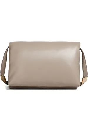 Marni Large Prisma leather shoulder bag