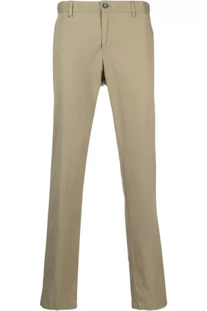 HUGO BOSS Tapered-leg stretch-cotton trousers