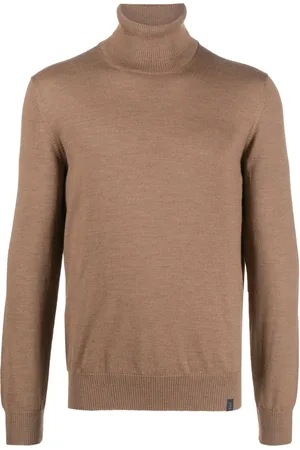 FAY Roll-neck virgin wool jumper