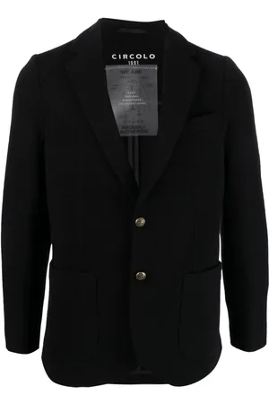 Circolo Notched-lapel single-breasted blazer