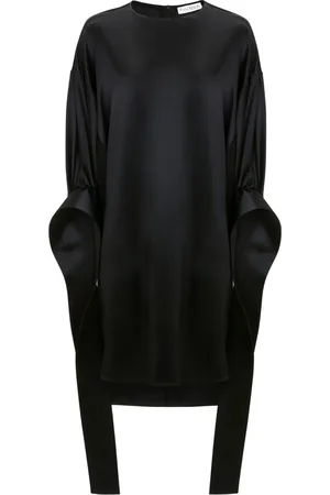J.W.Anderson Tab Sleeve satin-finish minidress