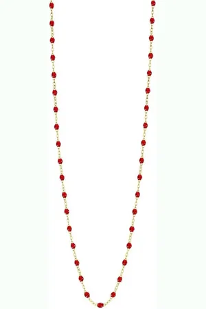 GIGI CLOZEAU 18kt yellow- Classic Gigi beaded sautoir necklace