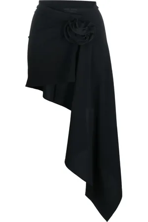 MAGDA BUTRYM Rose-sash miniskirt