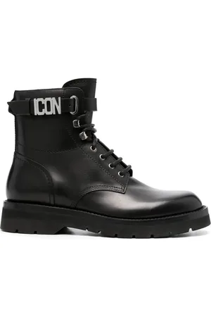 Dsquared2 Icon leather combat boots