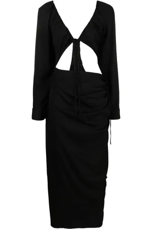 CHRISTOPHER ESBER Cut-out long-sleeved dress