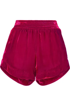 Philipp Plein Velvet elasticated-waist shorts