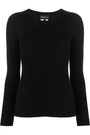 Emporio Armani Seamless ribbed-knit jumper