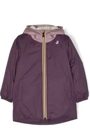 K-Way Eiffel shearling-lining hooded jacket