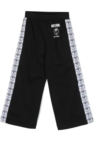 Moschino Logo cotton track pants