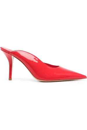 Gia Borghini Abella 100mm leather mules