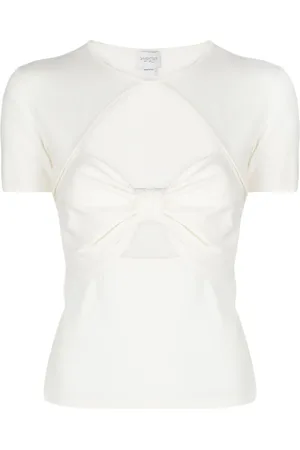 Giambattista Valli Cut-out detailing short-sleeve top
