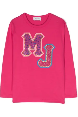 Marc Jacobs Crystal-embellished cotton logo T-shirt
