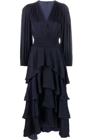 Maje Ruffled maxi dress