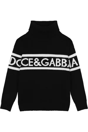 Dolce & Gabbana Intarsia-knit logo jumper