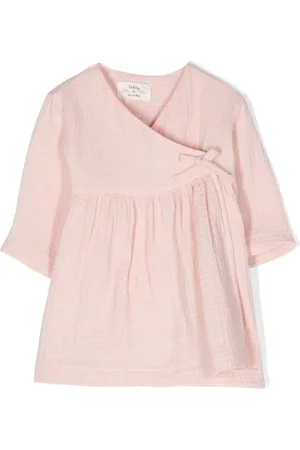 TEDDY & MINOU Bow-detail wraparound dress