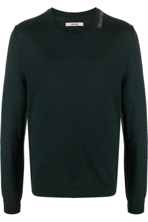 Zadig & Voltaire Slongan print knitted jumper
