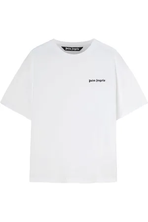 Palm Angels Doubled Logo Crewneck T-Shirt Black