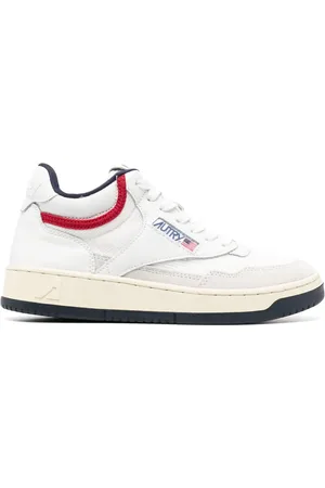 Autry Open Mid lace-up sneakers