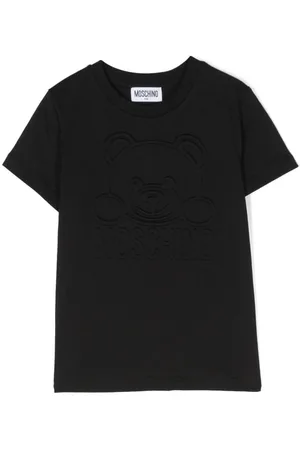 Moschino Logo-embossed cotton T-shirt