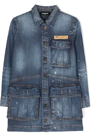 Dsquared2 Long-sleeve denim dress