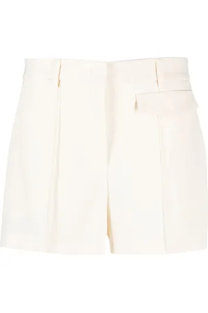 BLANCA Pressed-crease short shorts