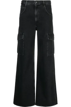 AGOLDE Mid-rise wide-leg jeans
