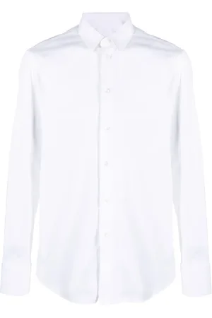 Emporio Armani Plain long-sleeve shirt