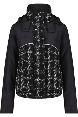 Giambattista Valli Tweed hooded coat