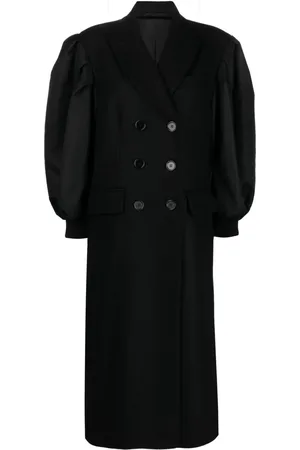 Simone Rocha Double-breasted wool-blend coat